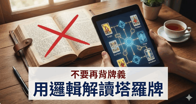 不要再背牌義｜用邏輯解讀塔羅牌