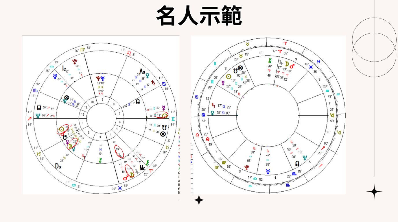 布萊德彼特與安潔莉娜裘莉的合盤示意圖