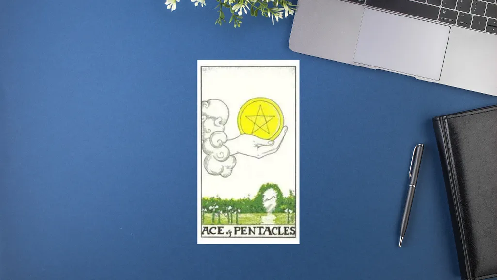 塔羅牌意解析｜Ace of Pentacles 錢幣王牌