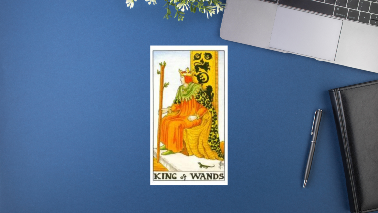 塔羅宮廷牌意解析｜King of wands權杖國王