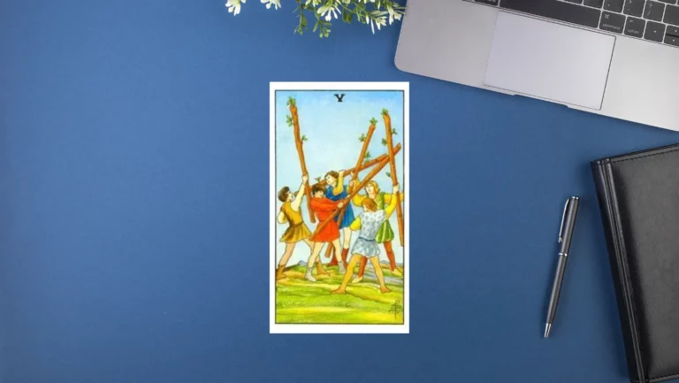 塔羅牌意解析｜Five of wands 權杖五