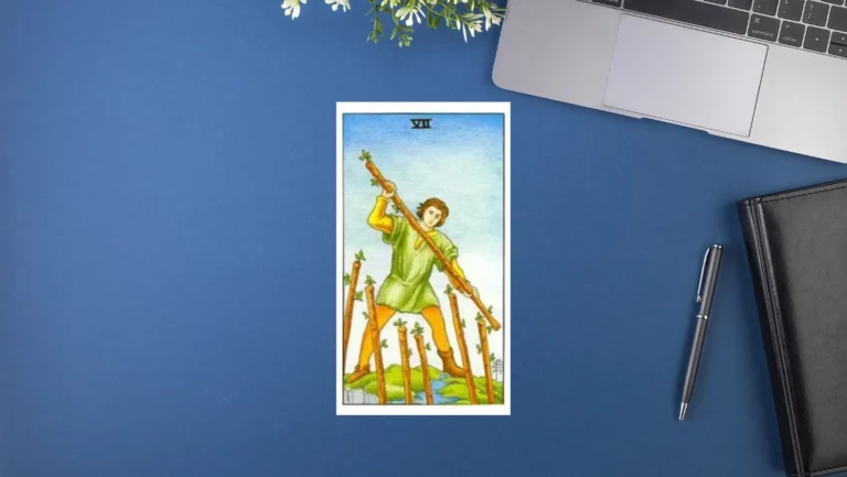 塔羅牌意解析｜Seven of wands 權杖七