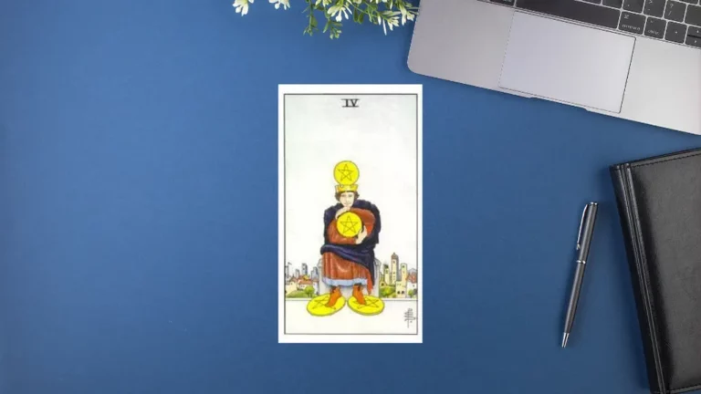 塔羅牌意解析｜Four of Pentacles 錢幣四
