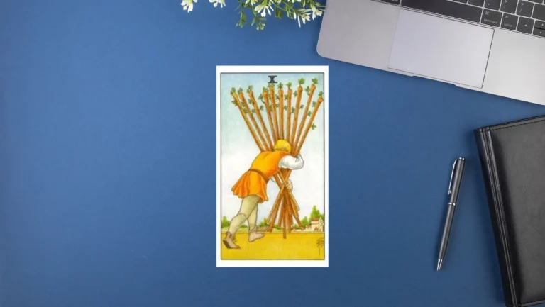 塔羅牌意解析｜Ten of wands 權杖十