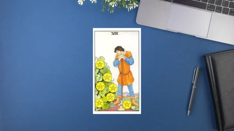 塔羅牌意解析｜Seven of Pentacles 錢幣七