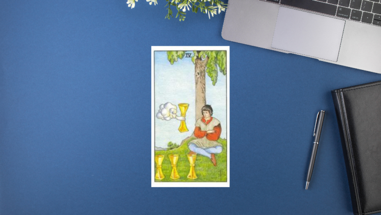 塔羅牌意解析｜Four of cups聖杯四