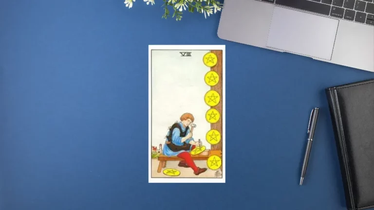 塔羅牌意解析｜Eight of Pentacles 錢幣八