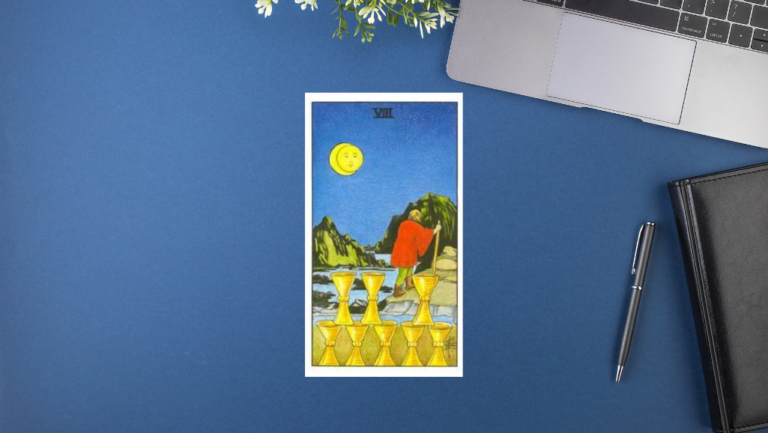 塔羅牌意解析｜Eight of cups 聖杯八