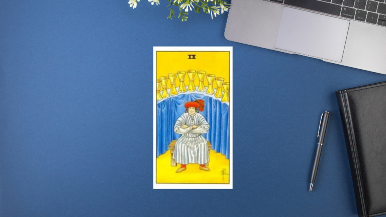 塔羅牌意解析｜Nine of cups 聖杯九