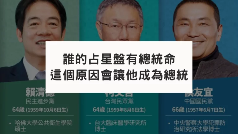 誰的占星盤有皇帝（總統）命｜這個原因會讓他成為總統